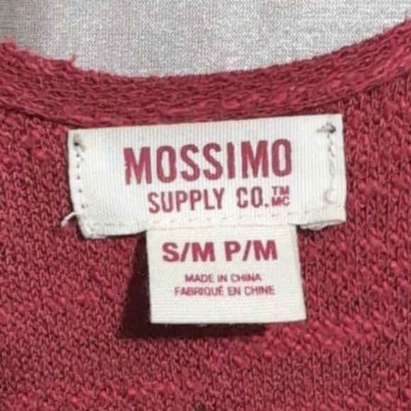 Mossimo Supply Red/Black Buffalo Plaid Poncho Cardigan Open Cape Fringe S/M - Picture 3 of 16